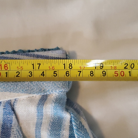 Marissa Olivia Summer Stripe Midi Skirt NWOT L - Picture 9 of 10